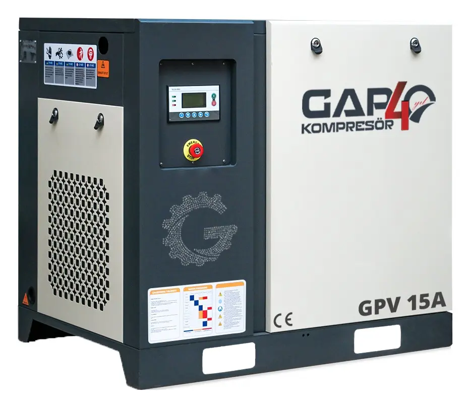 GAP GPV 15A Vidalı Hava Kompresörü 15 HP