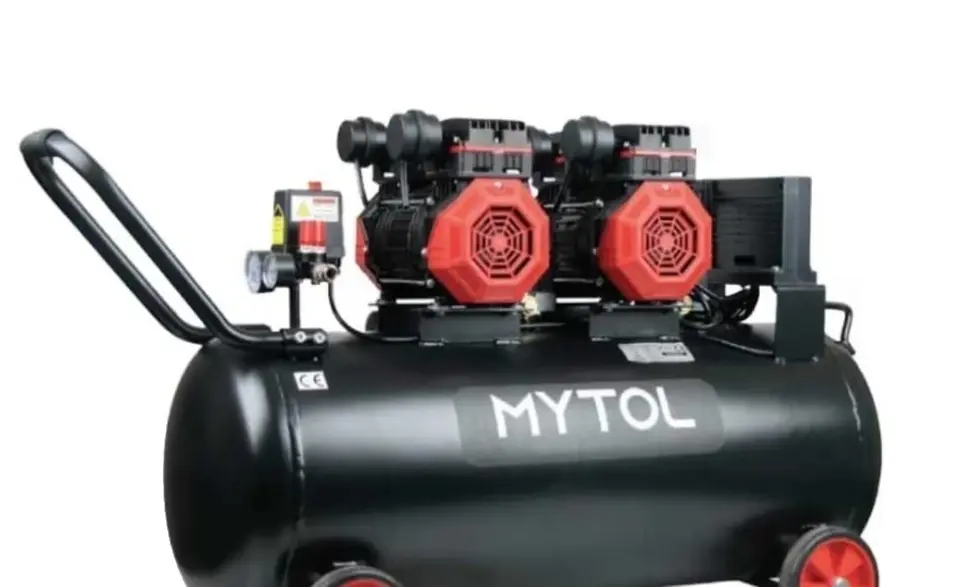 Mytol Çift Motorlu Yağsız Hava Kompresörü