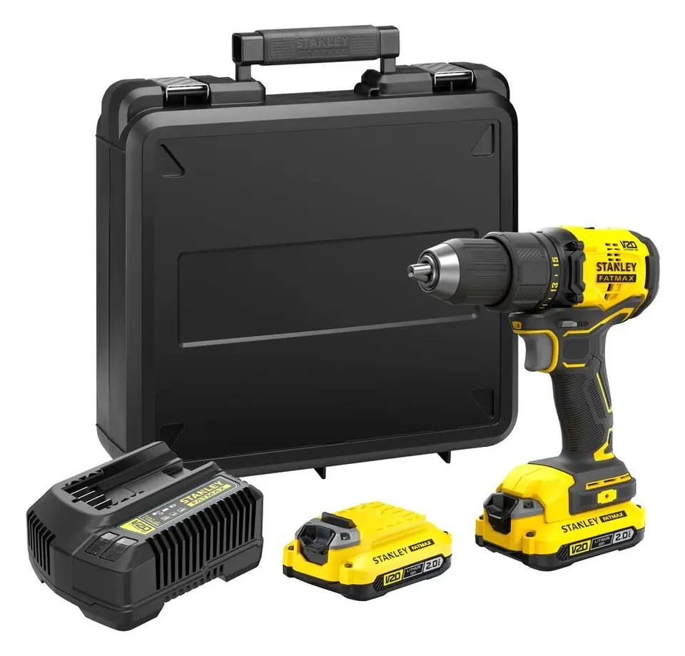 Stanley FatMax SFMCD710 V20 Kömürsüz Akülü Matkap